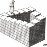 Draw Endless Stairs: Reference Photo & Sketch