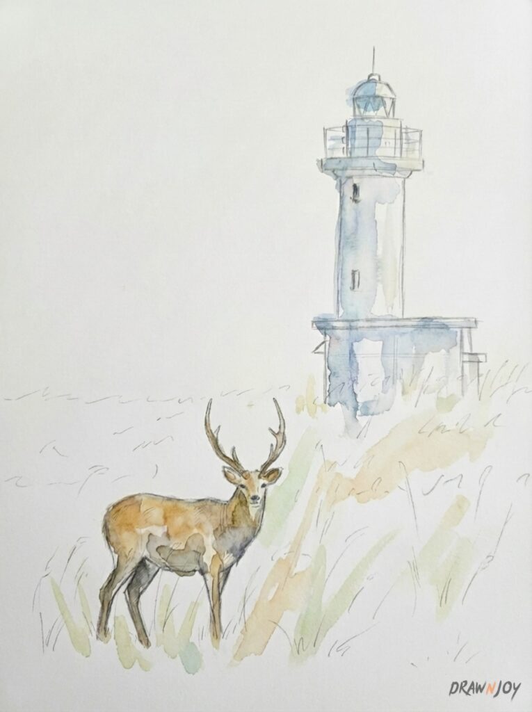 Deer Watercolor