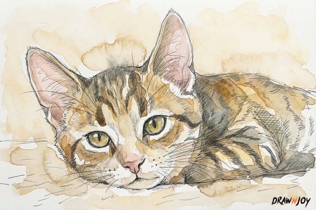 Cat Watercolor