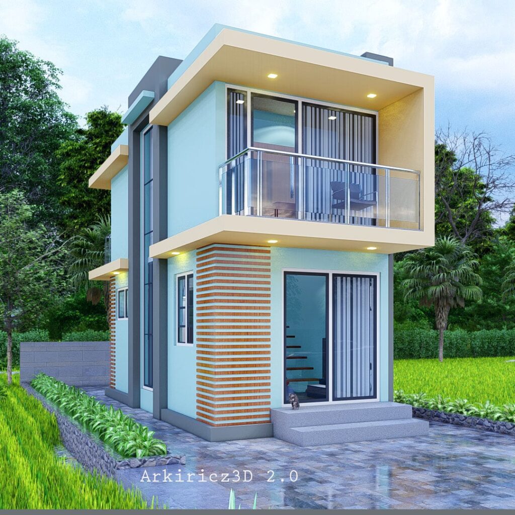 Modern House Drawing Reference
